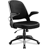 ComHoma Office Chair, Desk Chair with Flip-up Arms and Adjustable Height, Ergonomic Office Chair...