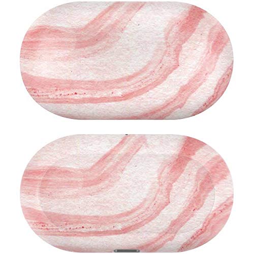 Skinit Decal Audio Skin Compatible with Samsung Galaxy Buds+ - Officially Licensed Originally Designed Marbleized Pink Design