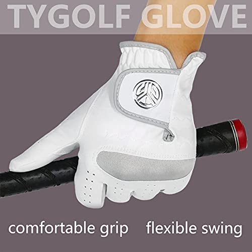 Luva Masculina De Golfe Luvas De Golfe De Microfibra Luvas De Golfe Respirável Resistente Ao Desgast