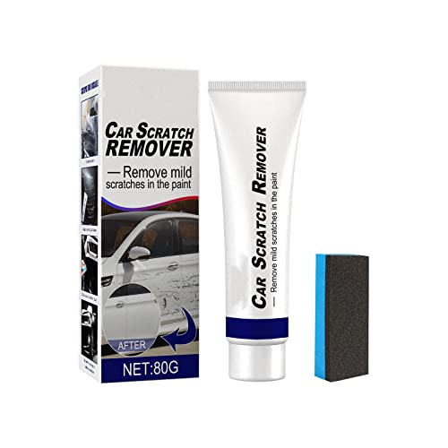 Removedor de arañazos, 80g de cera para reparar arañazos en la pintura del coche, cera para el mantenimiento del coche, pasta de pulir para el cuidado de la pintura (1 Pieza)