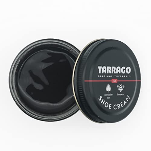 Tarrago Shoe Cream - Professional Shoe Polish With Carnauba Wax To Re-Color And Polish - Smooth Leather Shoes And Boots- Over 100 Colors - 50 Ml/ 1.7Fl. Oz - Dark Brown #06 #TOP1