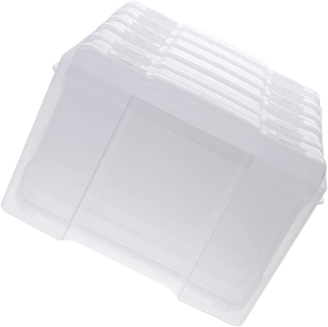 BEBEMOKO Photo Box Photo Organizer Box Card Organizer Plastic Material Durable Storage Solution