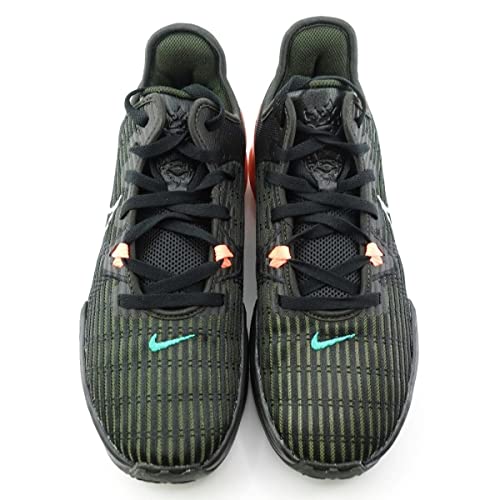 Nike Lebron Witness VI Mens Basketball Trainers CZ4052 Sneakers Shoes (UK 9 US 10 EU 44, Black Metallic Silver Sequoia 001)3