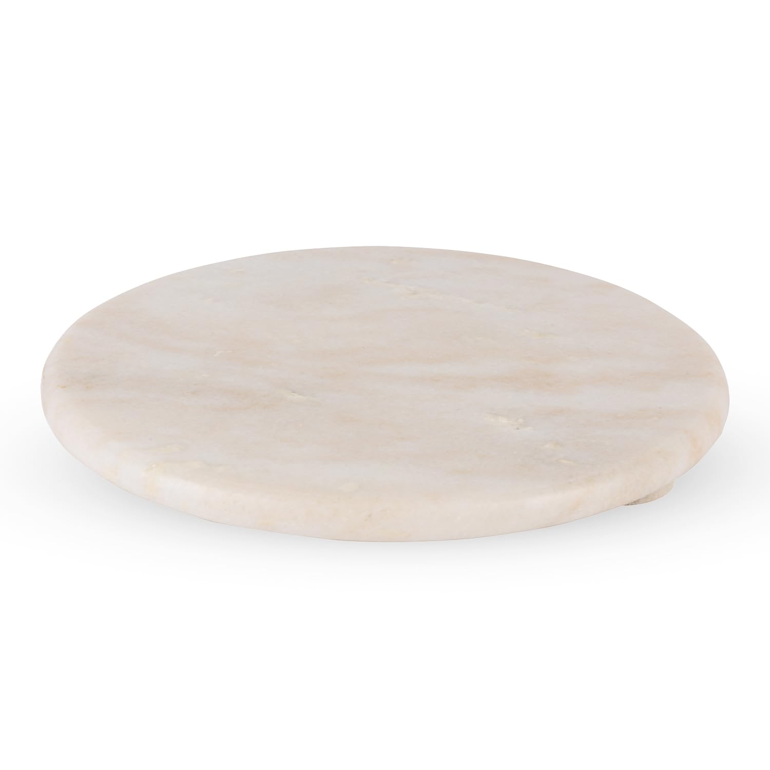 Royalford White Green Marble Chappathi Table 10", Multi