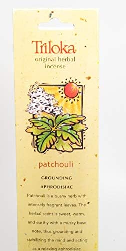 TRILOKA Incense Patchouli, 10 CT