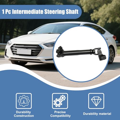 Image of SecosAutoparts Intermediate Steering Shaft 56400-3X002 564003X002 Compatible with Hyundai Elantra Compatible with Kia Forte 2014-2016 Joint Assembly Universal