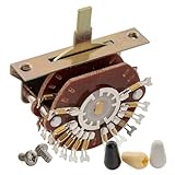Musiclily Pro Sélecteur 5 Positions Super Switch 4 Pôles Interrupteur de Micro pour Guitare électrique type Strat Tele