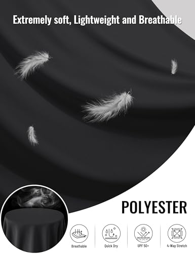 TACVASEN Women's Dry Fit V-Neck Workout Tee Shirt Lightweight Moisture Wicking Short Sleeve Athletic Tops for Gym Tennis Black L