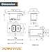 POWERTEC 71008 110/220V Single Phase On/Off Switch, 3HP, fits for Power Tools w/Deep Switch Box and Hardware Set