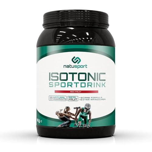 Isotonic Sportdrink Red Fruit - 1 kg - Natusport Sportdrink - Verbeterd recept - Sportdrank