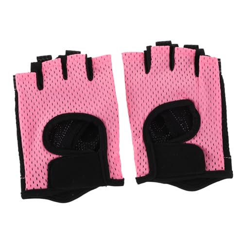 GANAZONO 1 Pair Slip Breathable Cycling Gloves for Men and Women Lightweight Half Finger Workout Gloves for Gym Mountain Biking and Road Cycling Comfortable Fit and Versatile Style