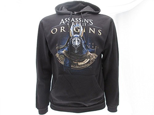 Felpa Originale Assassin's Creed Origins 2017 Anubi Gold Anubis Ufficiale con Cappuccio (M)