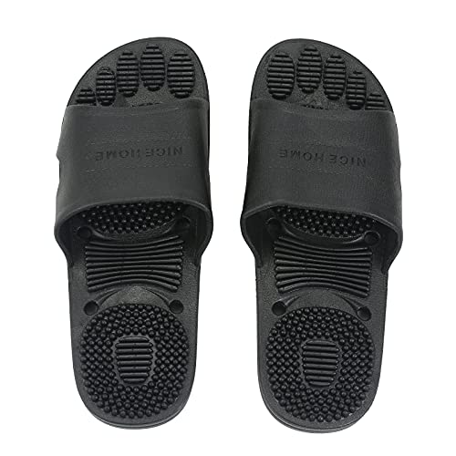 Chinelos de massagem de acupressão, chinelos antiderrapantes para casal, sandálias caseiras para pés