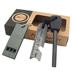 Feuerstahl Feuerstein survival, in1 XXL outdoor ausrüstung set Zündungen Feuerstarter Fireflint Magnesium Feuerzeuge Für feuerstahl