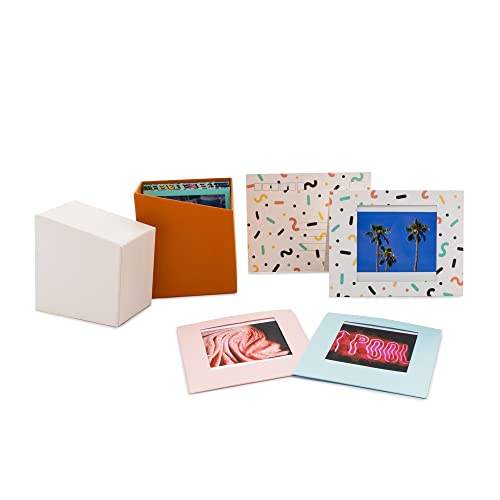 Paquete de película Polaroid Focus con caja de almacenamiento, marcos magnéticos, compatible con cámaras 600 y SX-70, marcos con clips miniatura 2