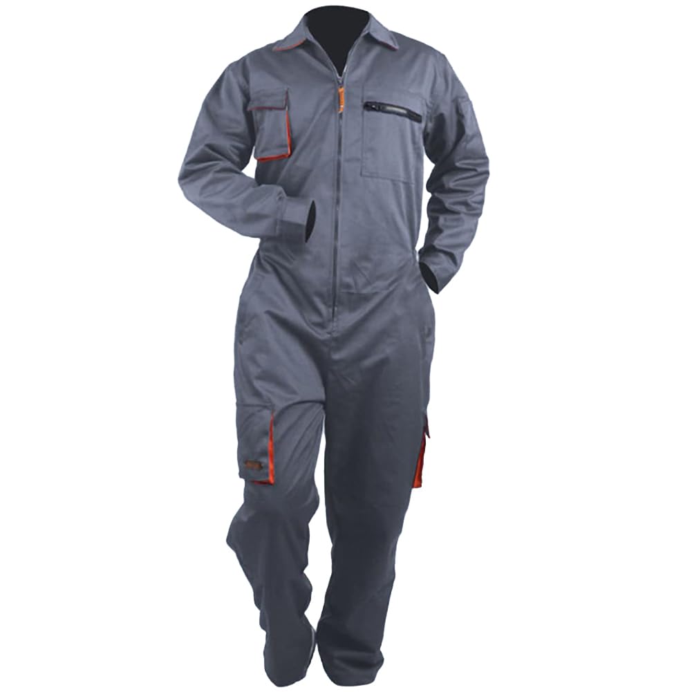 Overol de trabajo, uniformes, unisex, traje de soldadura con bolsillo, ropa protectora de seguridad para hombres y mujeres