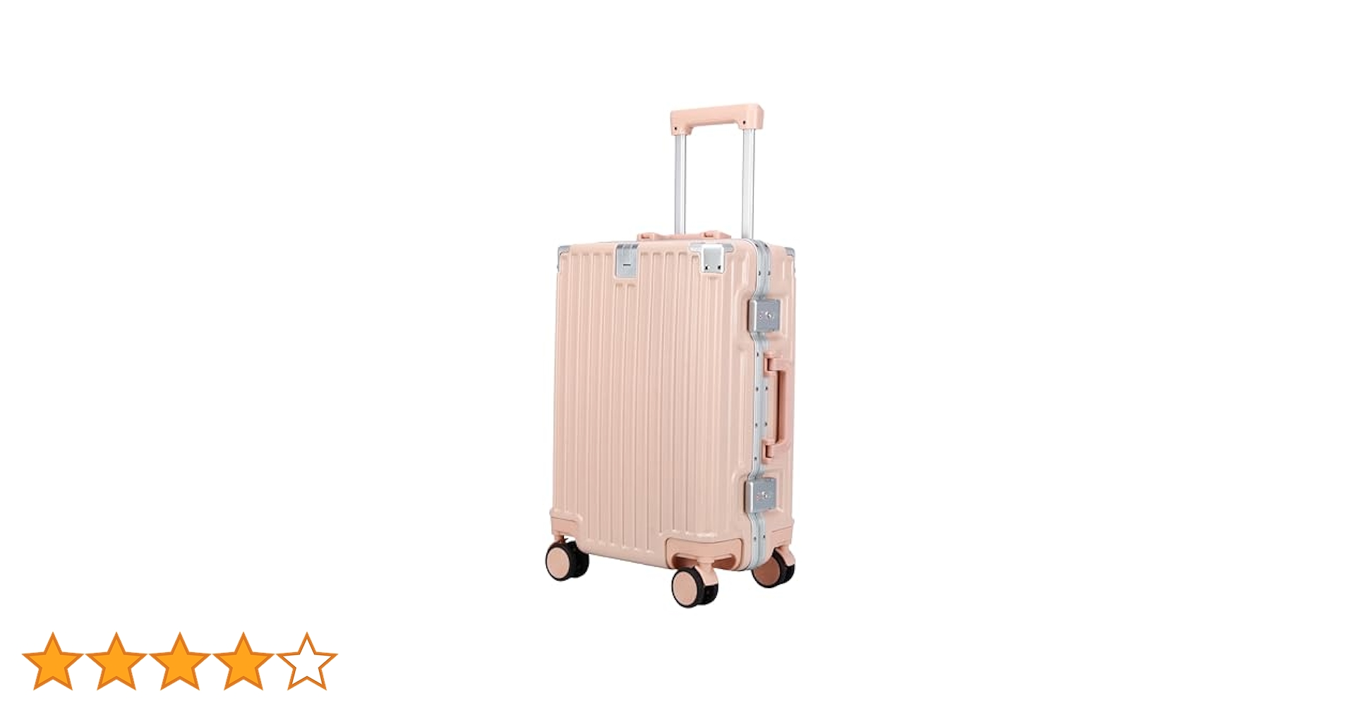 ピンク ハードシェル キャリーケース Mサイズ4〜6泊 WEIMALL スーツケース 軽量 Sサイズ 39L 1〜2泊 ピンク 機内
