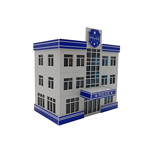 Commissariat 1:64 S miniature créez une scène de ville animée Outland Models