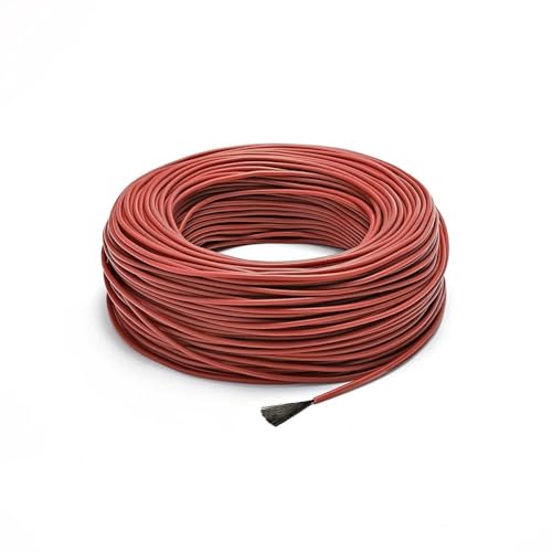 Cable calefactor de fibra de carbono de 15 m y 12 kΩ for suelo radiante - Cable calefactor de alta eficiencia for hogares, oficinas y espacios públicos