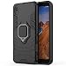 Produktbild Xiaomi Redmi 7A Hülle, MHHQ Hybrid 2in1 TPU+PC Schutzhülle Rugged Armor with Magnetic Car Mount Case Cover Dual Layer Bumper Backcover mit Ständer für Xiaomi Redmi 7A -All Black