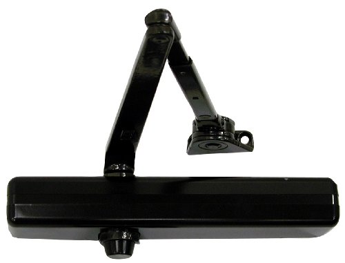 LCN 1460 Medium Duty Door Closer Dark Bronze Powder Coat Finished Cast Iron Non-Handed Regular Arm with Parallel Arm Shoe