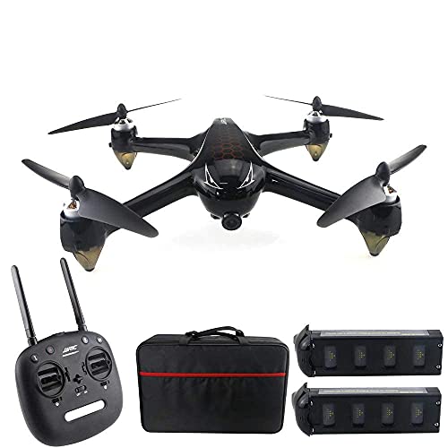 HODAGES Drone 8.0MP, 5G WiFi GPS Motor sin escobillas, 1080P 160deg; Drone Remoto HD FPV de Gran Angular Grande, Sígueme lejos/Retorno con un botón, 2 baterías adecuadas para Principiantes Adultos