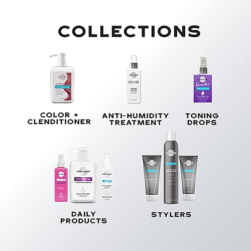 Keracolor Keratin Leave In Conditioner For Color Treated Spray With Oil Detangler Curly Hair Paraben Gluten And Vegan Free Purify Plus Lite, Coconut, 7 Fl Oz #TOP6