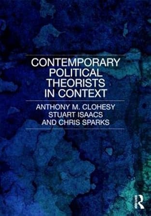 Contemporary Political Theory in Context