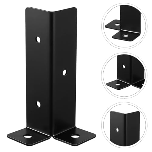 Soportes para postes de madera estables para bases de terrazas 7