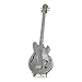 Produktbild Fascinations MMS075 - Metal Earth 502732 - Electric Bass Guitar, lasergeschnittener 3D-Konstruktionsbausatz, 1 Metallplatine, ab 14 Jahren