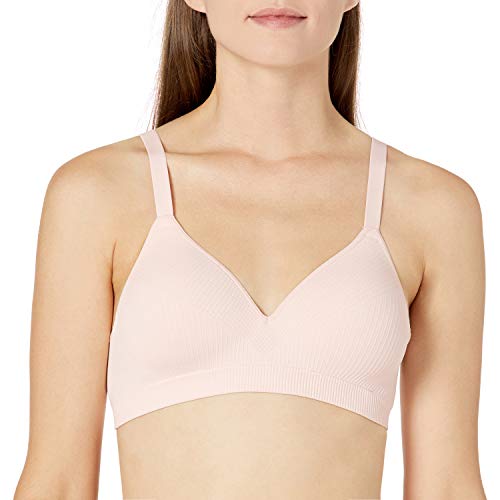 Image of Hanes Womens Perfect Coverage Wireless Seamless T-Shirt Bra, ComfortFlex Fit, Smart Sizes