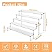 Acrylic Risers Display Stand for Action Figures, 5 Tier Clear Display Collectibles Dessert Holder, Durable Showcase Display Shelf for Toys Jewels Figurines Cosmetics Decoration and Organizer