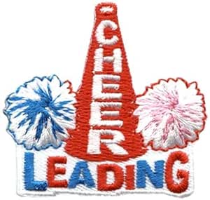 Amazon.com: Cheerleading Applique Patches, Iron-On Patch Crests for ...