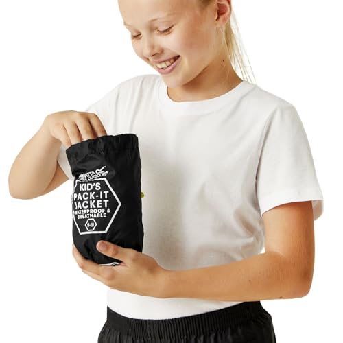 Regatta Unisex Kinder Kid Pk It JKT Iii Jacke, Schwarz, 128 EU