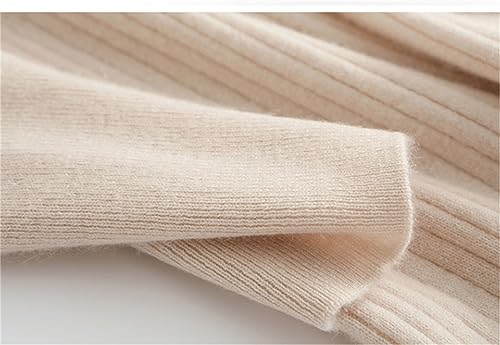 Autumn Winter Wool Thicken Sweater Dress Warm Knit Pullovers Long Sleeve Dresses2