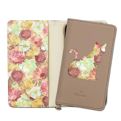 Elegante Botanical Cat OPPO Reno9 A p P[X 蒠^ L̃VGbgfUC ԕ {^jJ J[h[ X^h@\ X}zJo[ 蒠 Ib|p AeB[N [XL]F89