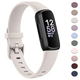 AK Band Compatible with Fitbit Inspire 3 Bands for Women Men, Adjustable Replacement Sport Wristbands Straps for Fitbit Inspire 3 Fitness Tracker (Starlight)