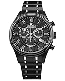 Verre saphir résistant aux rayures : grâce au verre saphir antireflet, les rayures appartiennent au passé. Avec une dureté de Mohs de 9, le verre est presque indestructible et résistant aux rayures