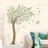 【Paket und Größe】Sie erhalten 4 selbstklebende wandaufkleber, Papiergröße: 11,4 x 35,4 in (29 x 90 cm), Referenz fertige Größe: 163cm × 163cm(64.2