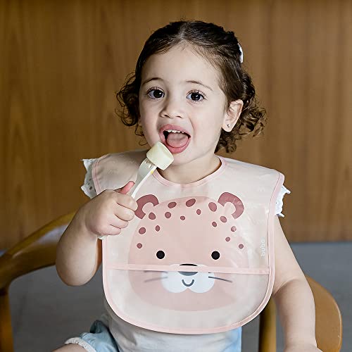 Babador Com Bolso Oncinha, Colorido, Buba