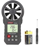 Digital Anemometer, LEERCHUANG Portable Air Flow Meter with USB & Bluetooth, CFM Meter for HVAC V...