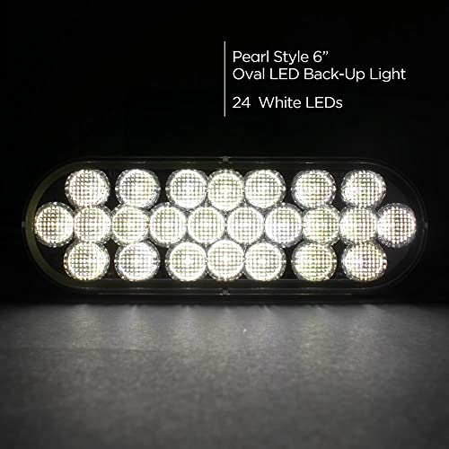 Lámpara LED trasera ovalada blanca 6" Pro LED 624C miniatura 2