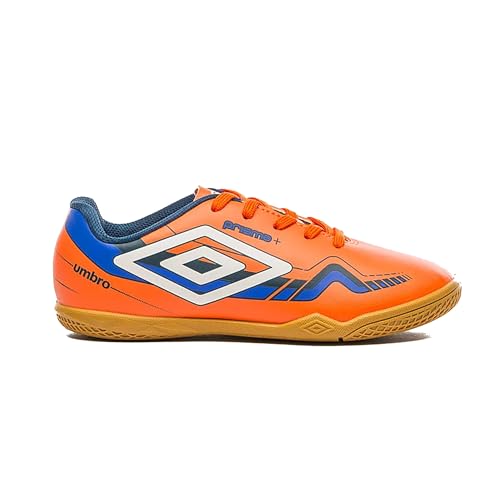 Chuteira Infantil Futsal Umbro Prisma+ Laranja 32