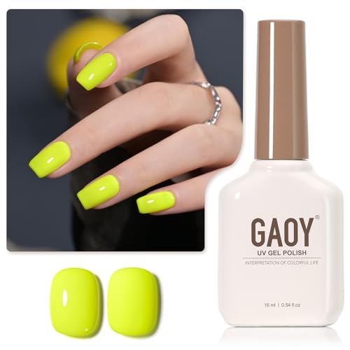 GAOY Nude Jelly Gel Nail Polish, 16ml Sheer Translucent Netural Soak Off Gel Polish, UV Light Cure for Nail Art DIY at Home, 3157 Bare Glow
