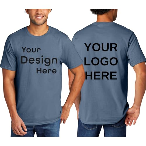 Custom Tri-Blend Tee - Personalized Logo, Text T-Shirt for Business,