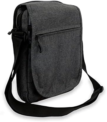 Everest Utility Bag with Tablet Pocket, Charcoal, One Size