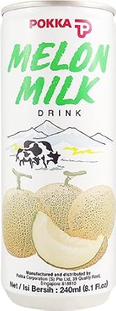 Pokka Melon Milk Drink 240ml Can x 12