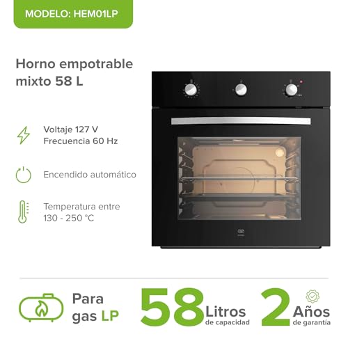 Catálogo para Comprar On-line Horno de gas empotrable los mejores 5. 30 Imagen adicional