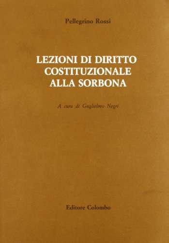  Lezioni di diritto costituzionale alla Sorbona