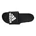 adidas Performance Men's Adilette CF Ultra C Athletic Sandal, Black/Silver Metallic/Black, 13 M US